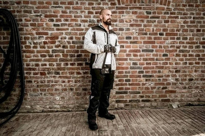 Nitras Safety Strick Softshelljacke. Bewegung Tex Plus Grau