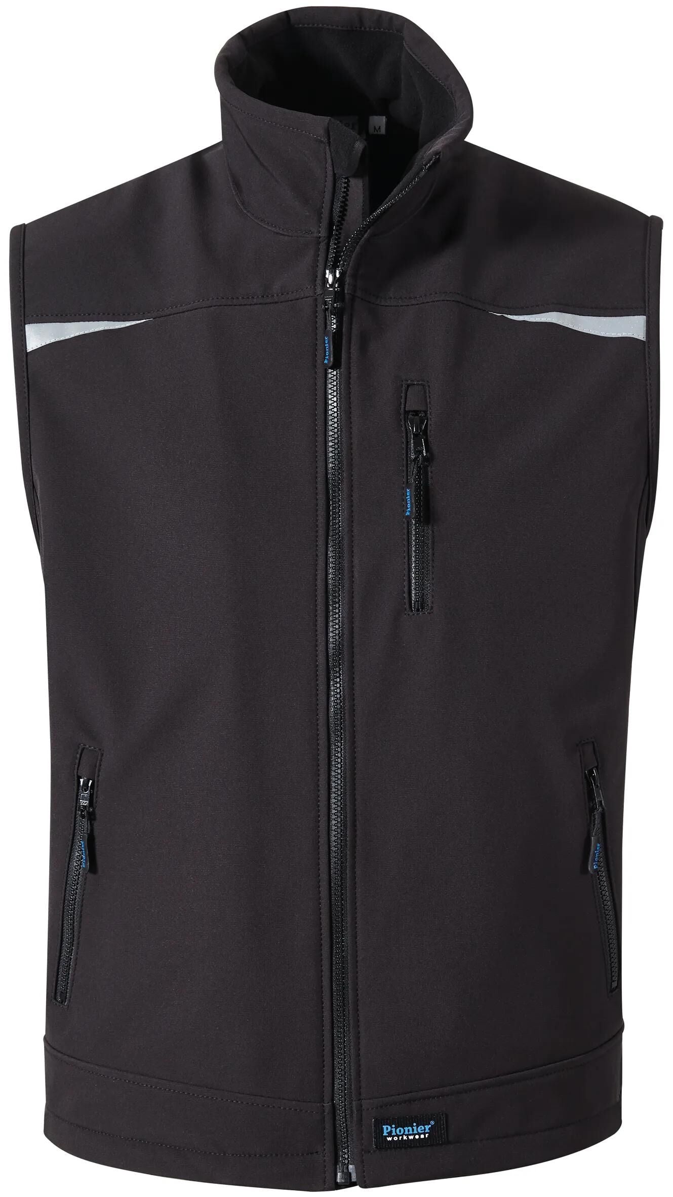 Pionier Workwear Softshell Weste Gr. M Pioneer Black