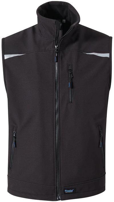 Pionier Workwear Softshell Weste Gr. M Pioneer Black