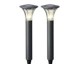 Lumineo LED-Solar-Gartenstecker-Set 2-tlg. 49x17cm - afbeelding 1