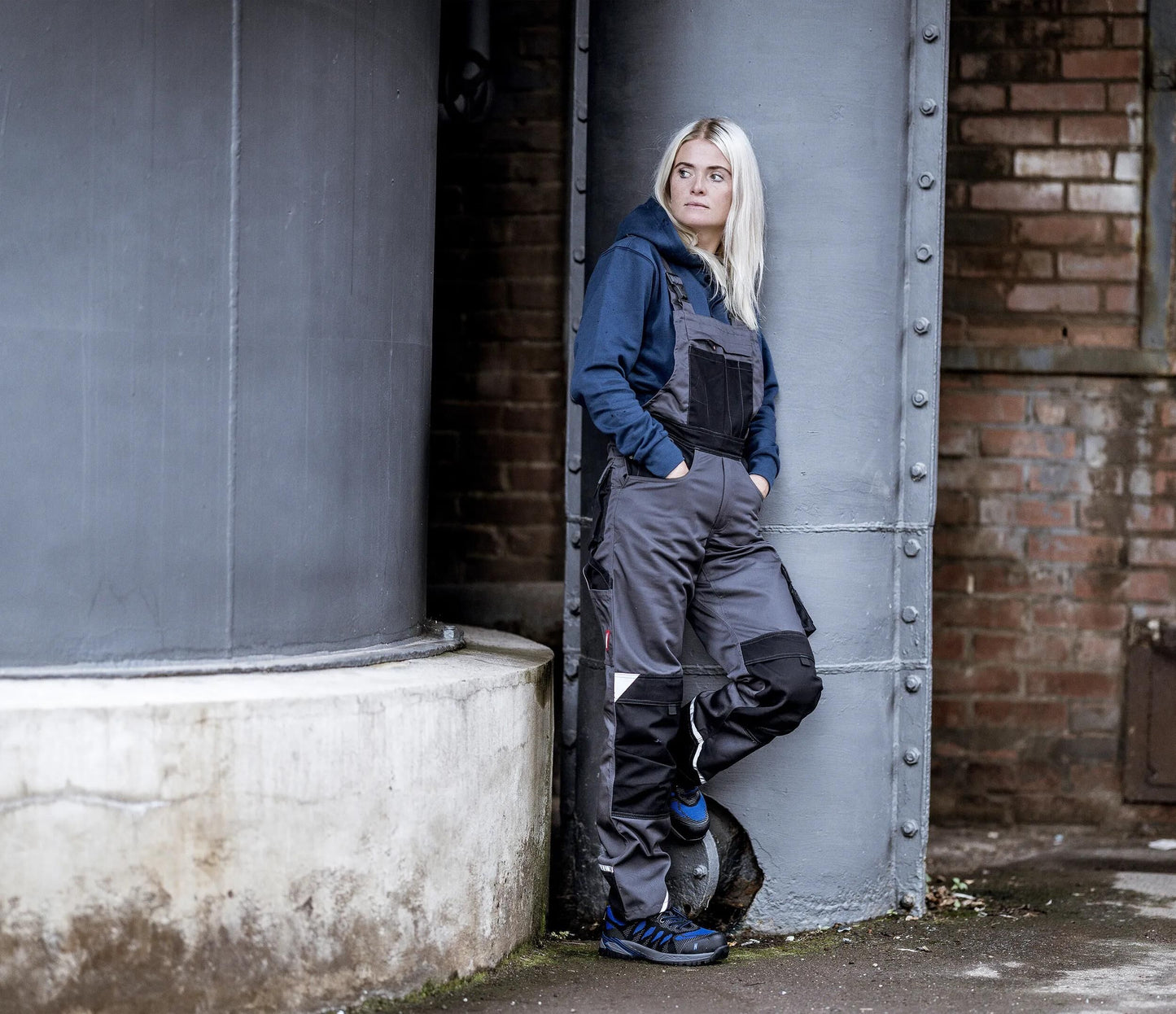 Nitras Safety Dungarees Nitras Mot.Tex Plus 56 Grau Schwarz