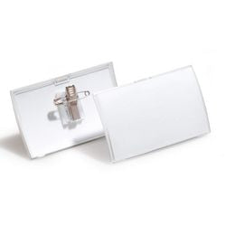 Kombi-Anstecker Clickfold langlebig 8211 PP 75x40mm 25 Stück