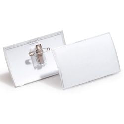 Anstecknadeln, Kombiklemme, Clickfold, langlebig, 8214 PP, 90 x 54 mm, 25 Stück