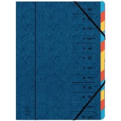 Sortiermappen Exacompta 5222z blau A4