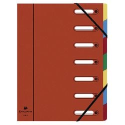 Sammelmappe Exacompta Harmonika 55075e 7 Fächer rot