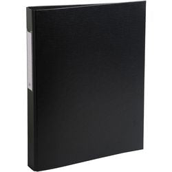 Ringbücher Exacompta Karton PP 26x32cm Rückenbreite 4cm schwarz 2-Ring-D-Mechanik