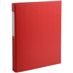Ringbücher Exacompta Karton PP 26x32cm Rückenbreite 4cm rot 2-Ring-D-Mechanik