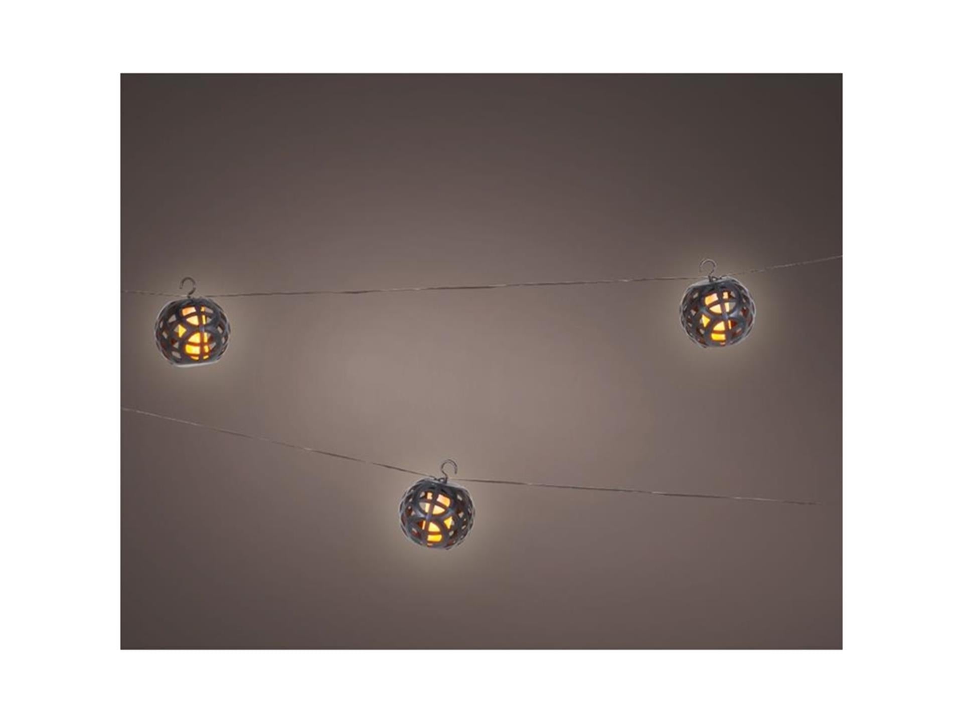 Lumineo LED-Solar-Lichterkette L175cm