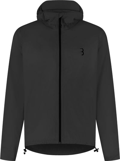 Bbb Cycling Multishield Regenjacke Fahrrad: Urban Sport – wasserdicht 10k und atmungsaktiv – Herren Damen Fahrradjacke – Schwarz – Größe XL – BBW-475