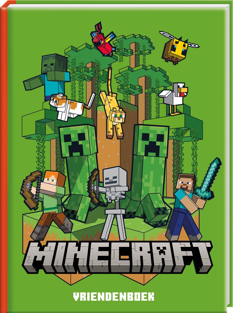Buchen Sie Freunde, buchen Sie Minecraft