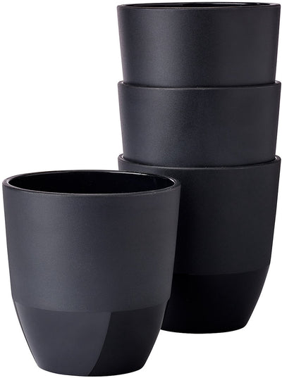 Mepal Tasse Silueta - 4x 200 ml - Kaffeetasse - Nordic Black