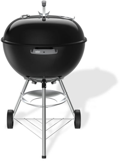 Weber Bar-B Wasserkocher – ø 57 cm Grillrost – Holzkohlegrill – Schwarz – Ascheauffangschale – 2 langlebige, wetterbeständige Räder – Deckelthermometer – 2 Werkzeughaken – kratz- und rostbeständig