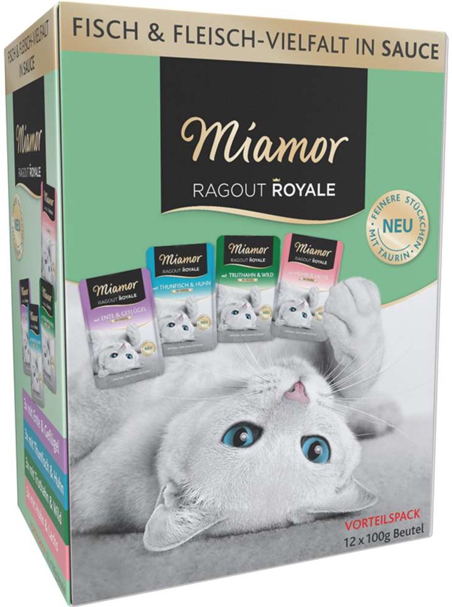 Miamor - Ragout Royale Multipack 12x100g - Fisch-Fleisch-Variation in Sauce