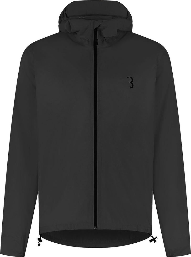 BBB Cycling Multishield Regenjacke Fahrrad: Urban Sport – wasserdicht 10k und atmungsaktiv – Herren Damen Fahrradjacke – Schwarz – Größe M – BBW-475