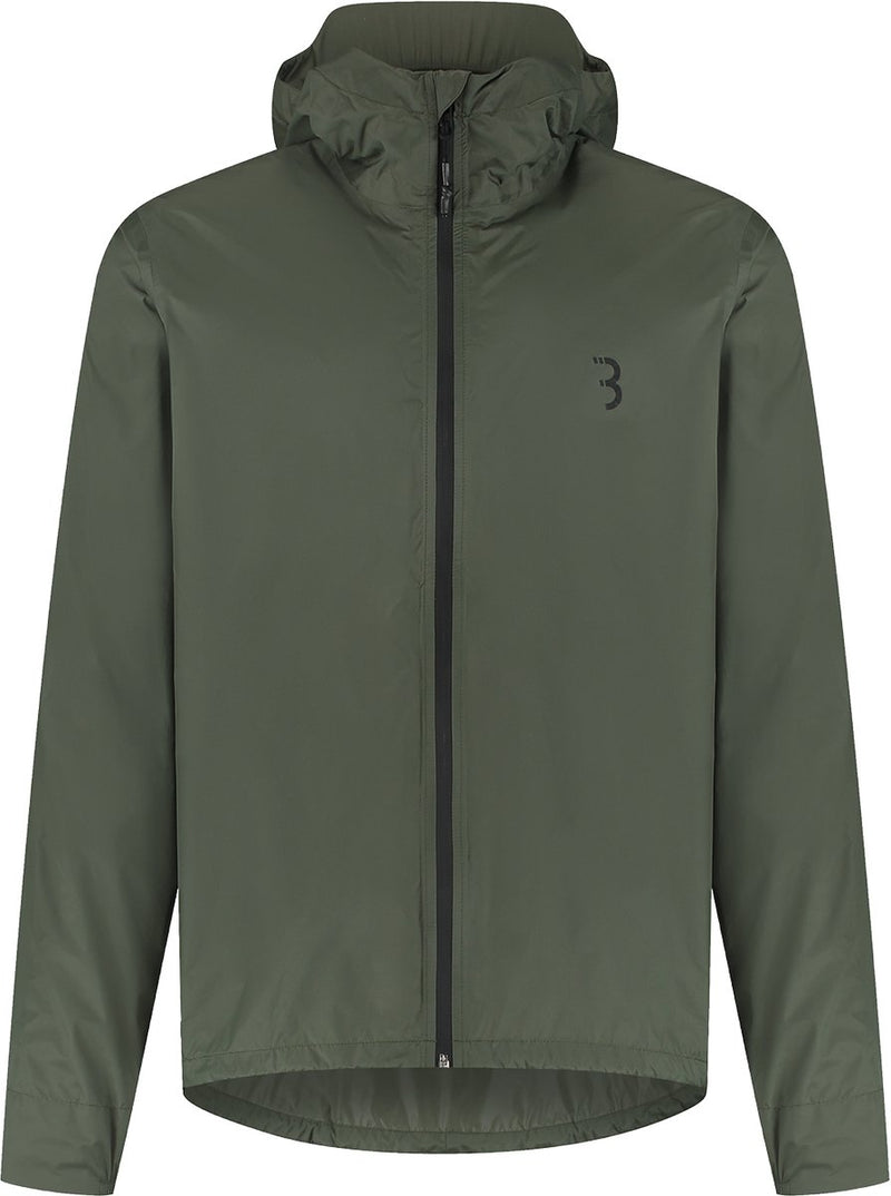 Bbb Cycling Multishield Regenjacke Fahrrad: Urban Sport – wasserdicht 10k und atmungsaktiv – Herren Damen Fahrradjacke – Olivgrün – Größe XL – BBW-475