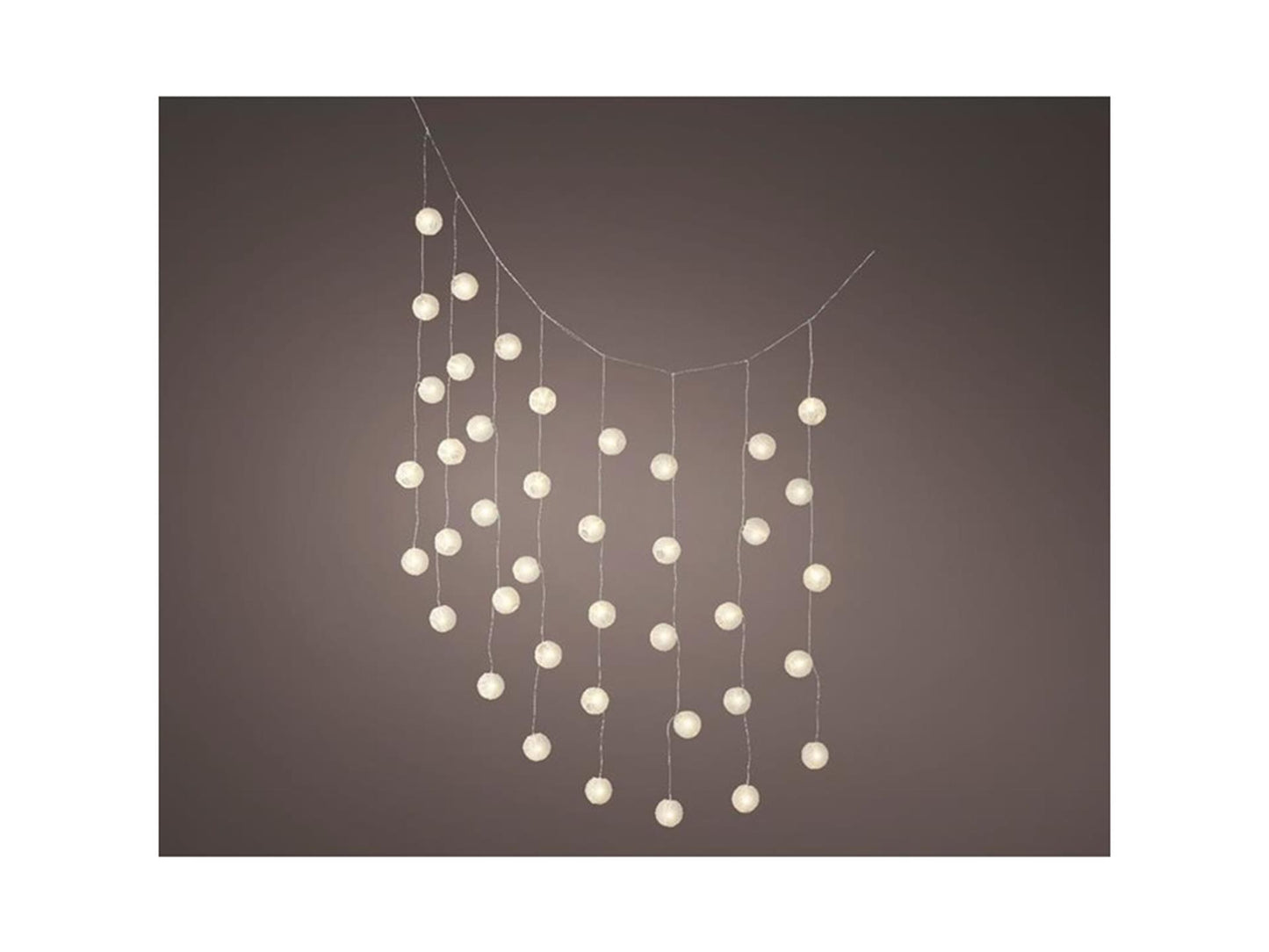 Lumineo LED-Sonnenschirm-Partyleuchte für den Außenbereich, L120 cm