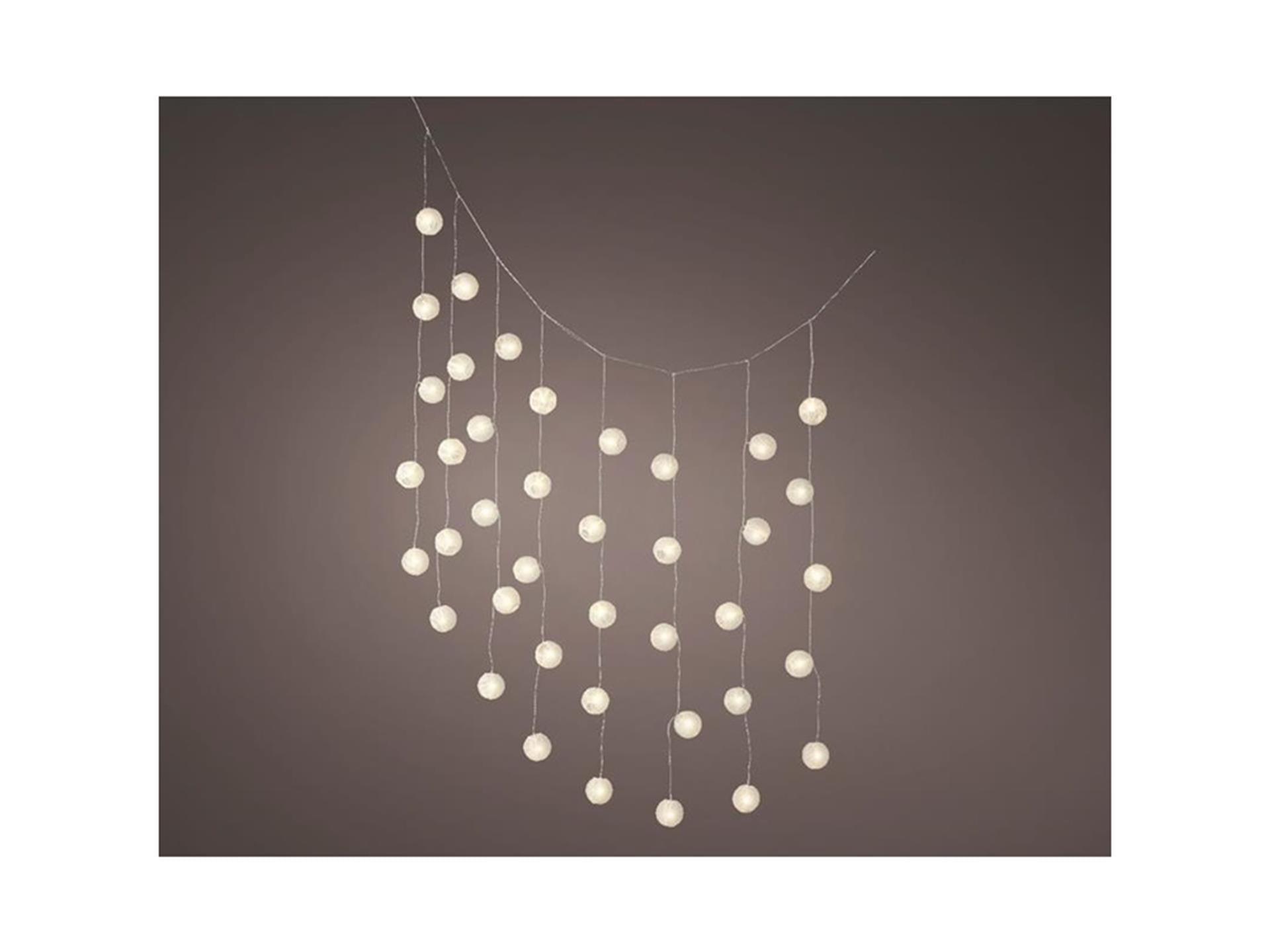 Lumineo LED-Sonnenschirm-Partyleuchte für den Außenbereich, L120 cm