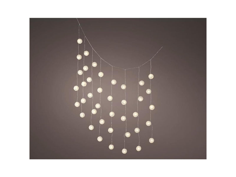 Lumineo LED-Sonnenschirm-Partyleuchte für den Außenbereich, L120 cm