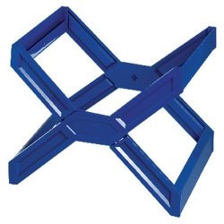 Robustes Hängeregistersystem aus blauem Polystyrol, 36 x 32 x 27 cm