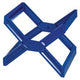 Robustes Hängeregistersystem aus blauem Polystyrol, 36 x 32 x 27 cm