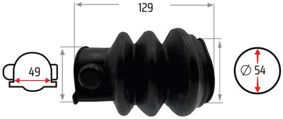 Nb-Teile Faltenbalg 49 54 mm nb-Teile