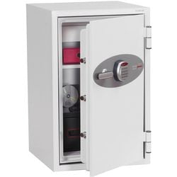 Feuerbeständiger Tresor di2502 90x52x52cm 67x38x33cm 129kg 84+6 ltr hellgrau