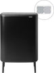 Brabantia Bo Touch Bin Hi Abfallbehälter – 2 x 30 Liter – Mülltrennung – mattschwarz