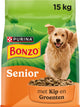 Bonzo dry senior - Hundefutter Trockenfutter - Hühnergemüse - 15 kg