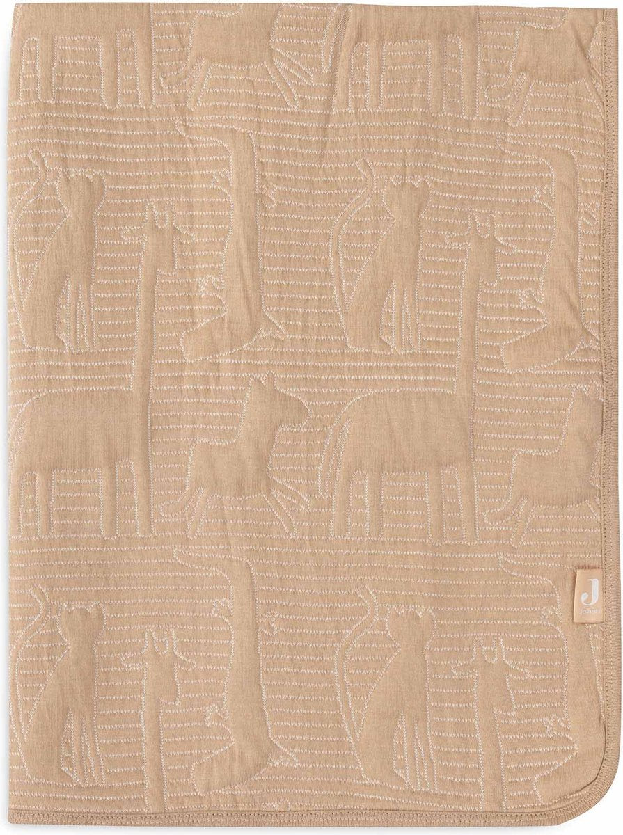 Jollein – Kinderbettdecke 100 x 150 cm – Babydecke – Dschungel-Jambo-Keks-Haferflocken