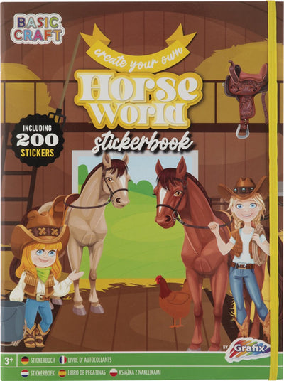 Aufkleberbuch magische Pferde, 200 Aufkleber
