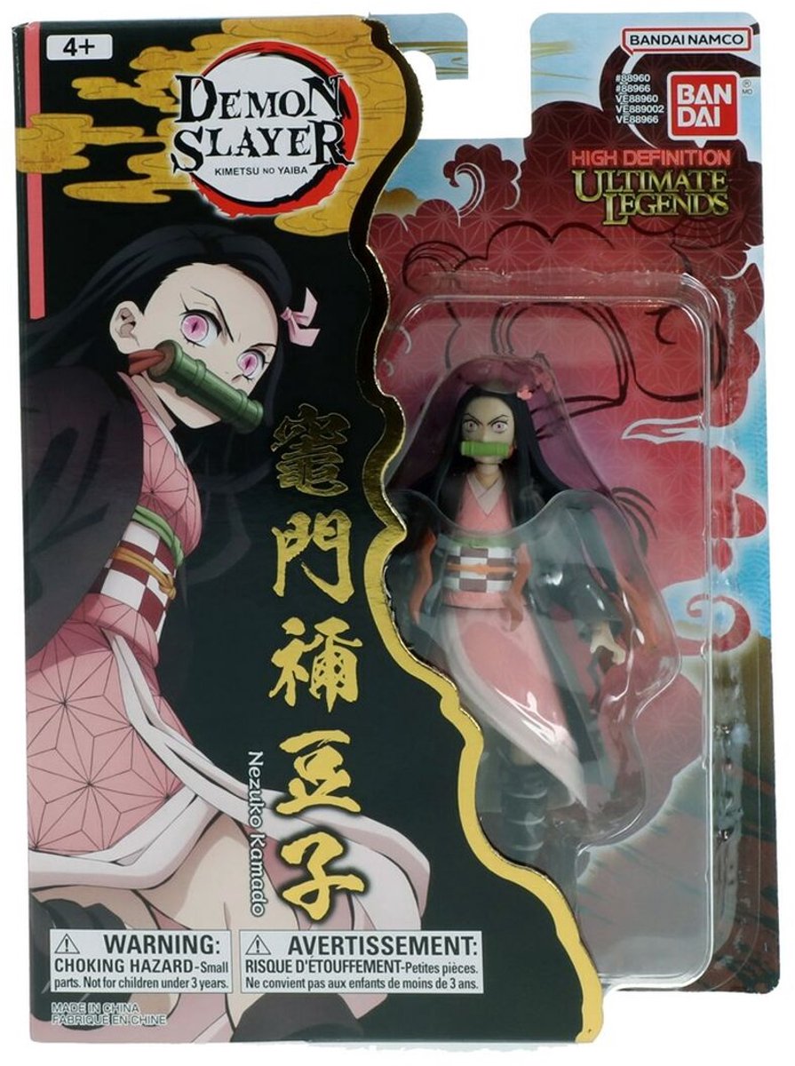 Bandai – Ultimate Legends HD – Demon Slayer Actionfigur 12 cm – Kamado Nezuko – offiziell lizenzierter Manga Demon Slayer – Nezuko Actionfigur – Spielzeug für Kinder ab 4 Jahren – VE88966