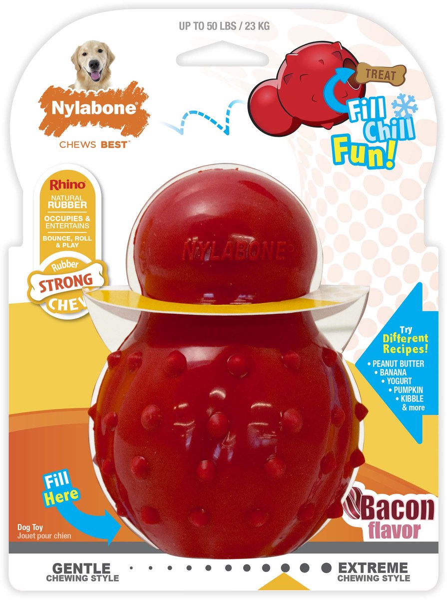 Nylabon Starker Gummi -Kegelspeck -Speckgeschmack
