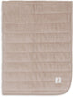 Jollein Babydecke für Kinderbett – 75 x 100 cm – Samtripp – Milchkaffee