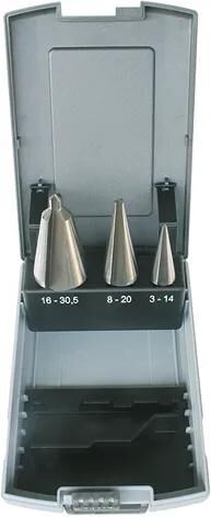 Pro Peeler Drill Bit Set.3 PC in Plastikbox