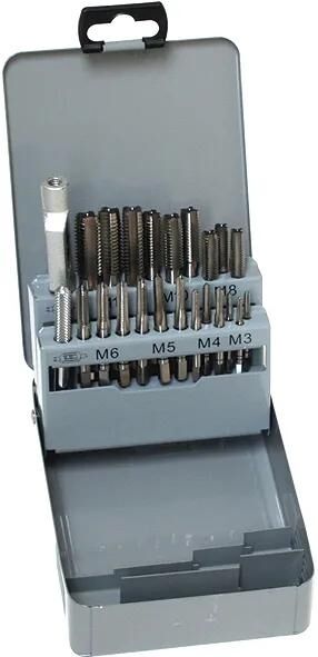Pro -Gewinde -Schnittsatz 22 PCs im Metallgehäuse