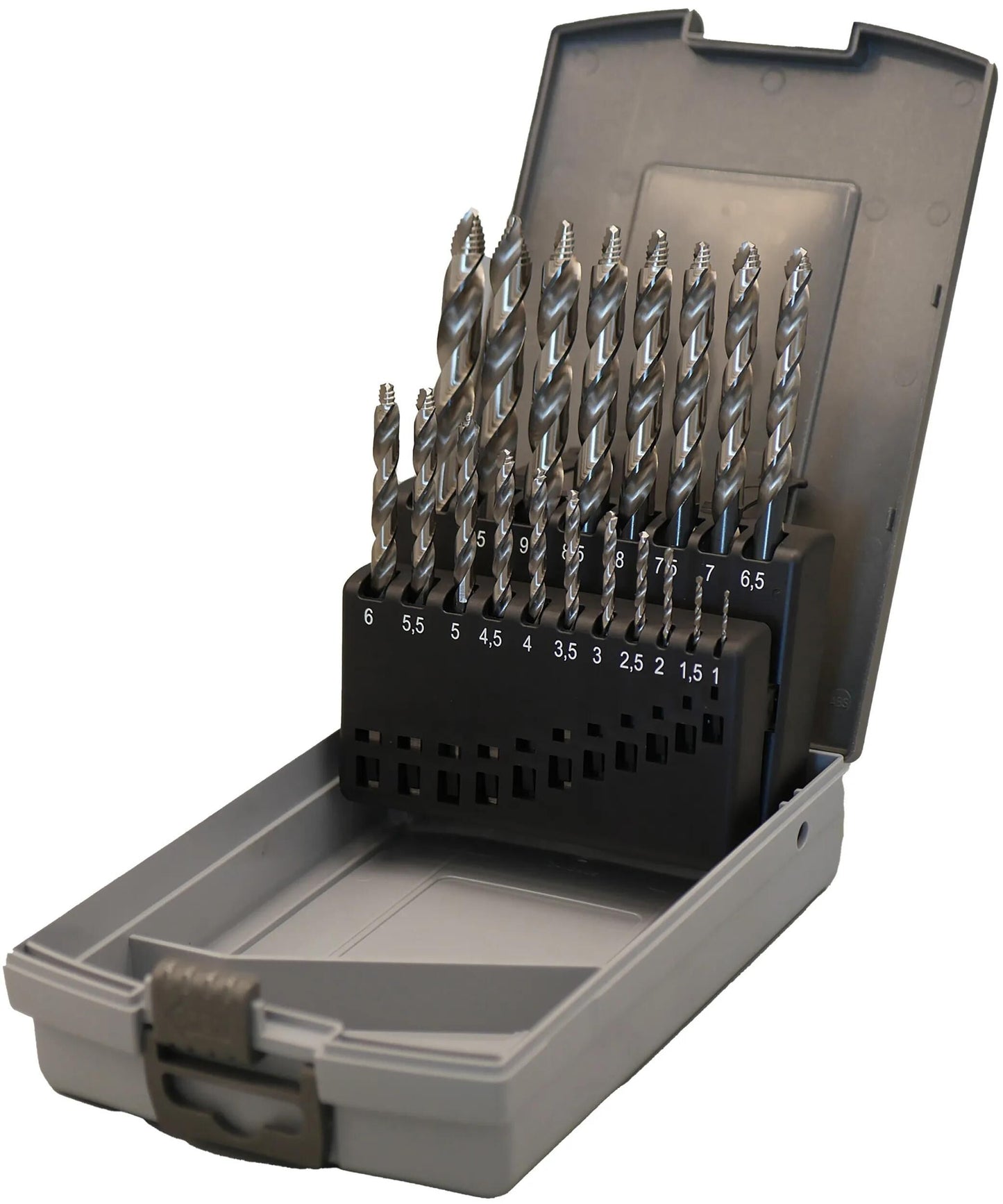 Pro Step Twist Drill Set, 1,0-10 mm, 19 Stcs.