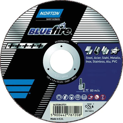 Norton Trennscheibe Blue Fire Trennscheiben 76x1,0x10 m Blue Fire