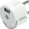 Brennenstuhl USB Socket Adapter Burning Chair 2.4a, Weiß