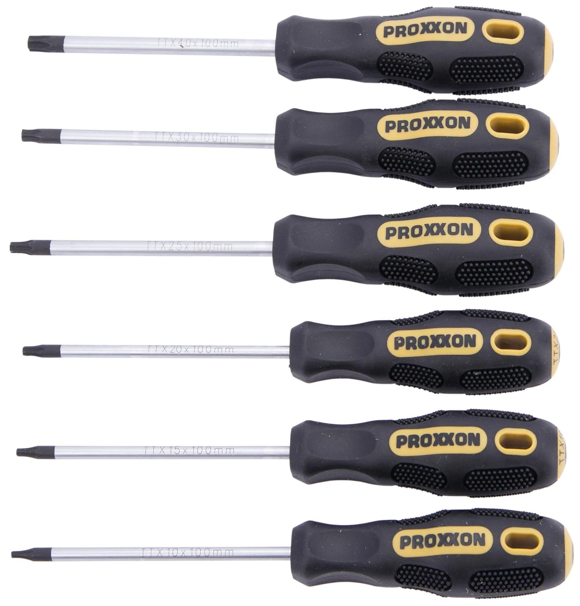 Proxxon -Schraubenfahrer setzt 6. Torx