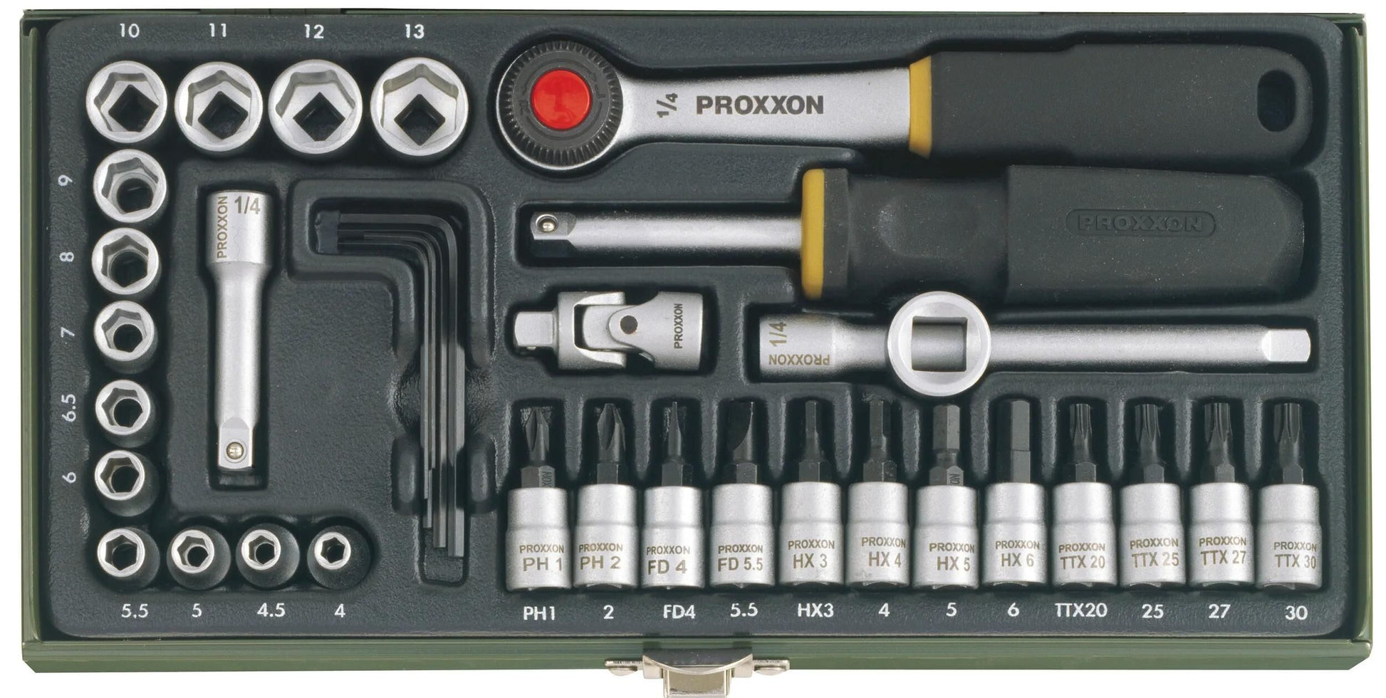 Proxxon-Sockelschlüssel Set 36-T.