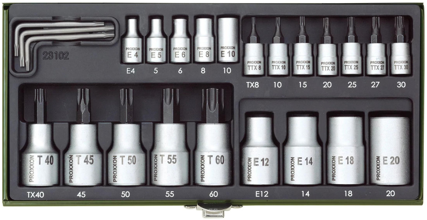 Proxxon TX Socket Wech Set 23-Stück