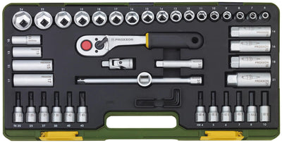 Proxxonschlüsselset 3 8 44pcs mit Club -Ratschen