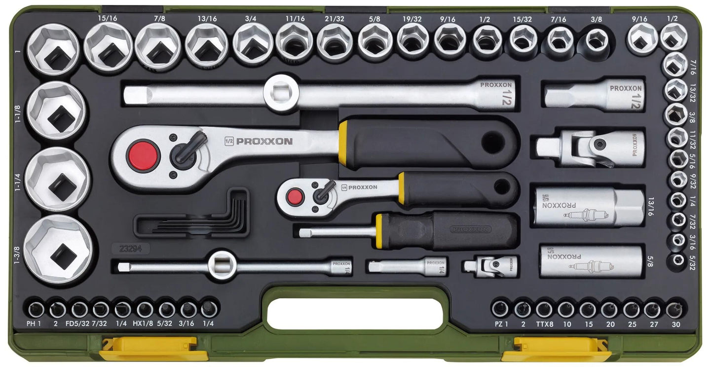 Proxxon-Sockelschlüssel Set 65-Stück
