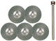 Proxxon Edelstahl Round bru d = 22 mm 5 Stcs.