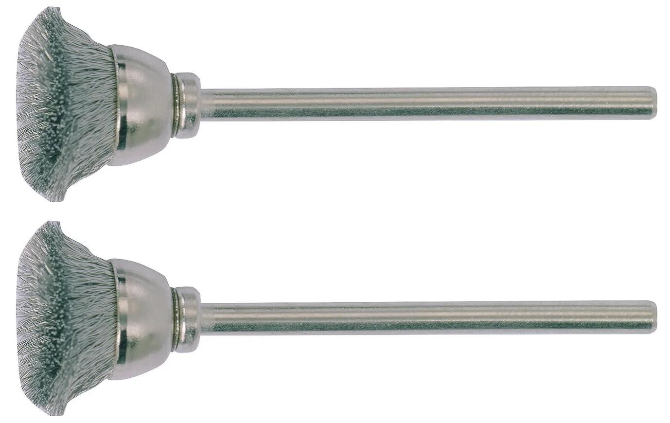 Proxxonbürsten W. Welle 2pcs D = 13mm Edelstahl
