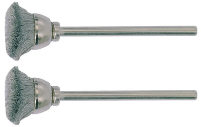 Proxxonbürsten W. Welle 2pcs D = 13mm Edelstahl