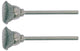 Proxxonbürsten W. Welle 2pcs D = 13mm Edelstahl
