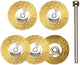 Proxxon -Messing -Roundbürstensatz D = 22 mm 5 Stcs.