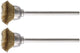 Proxxonbürsten W. Welle 2pcs D = 13mm Messing
