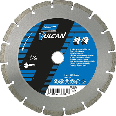 Norton Trennscheibe Vulcan Universal Diamantscheibe Vulcan Universal 125x7x2x22,23